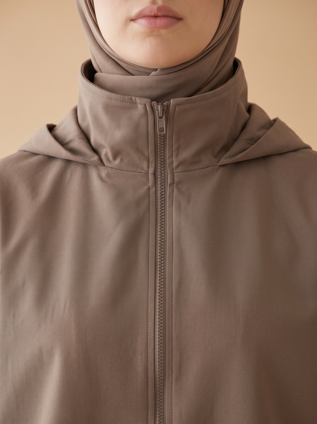 Col haut protecteur et zip intégral